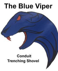 Blue Viper Conduit Trenching Shovel